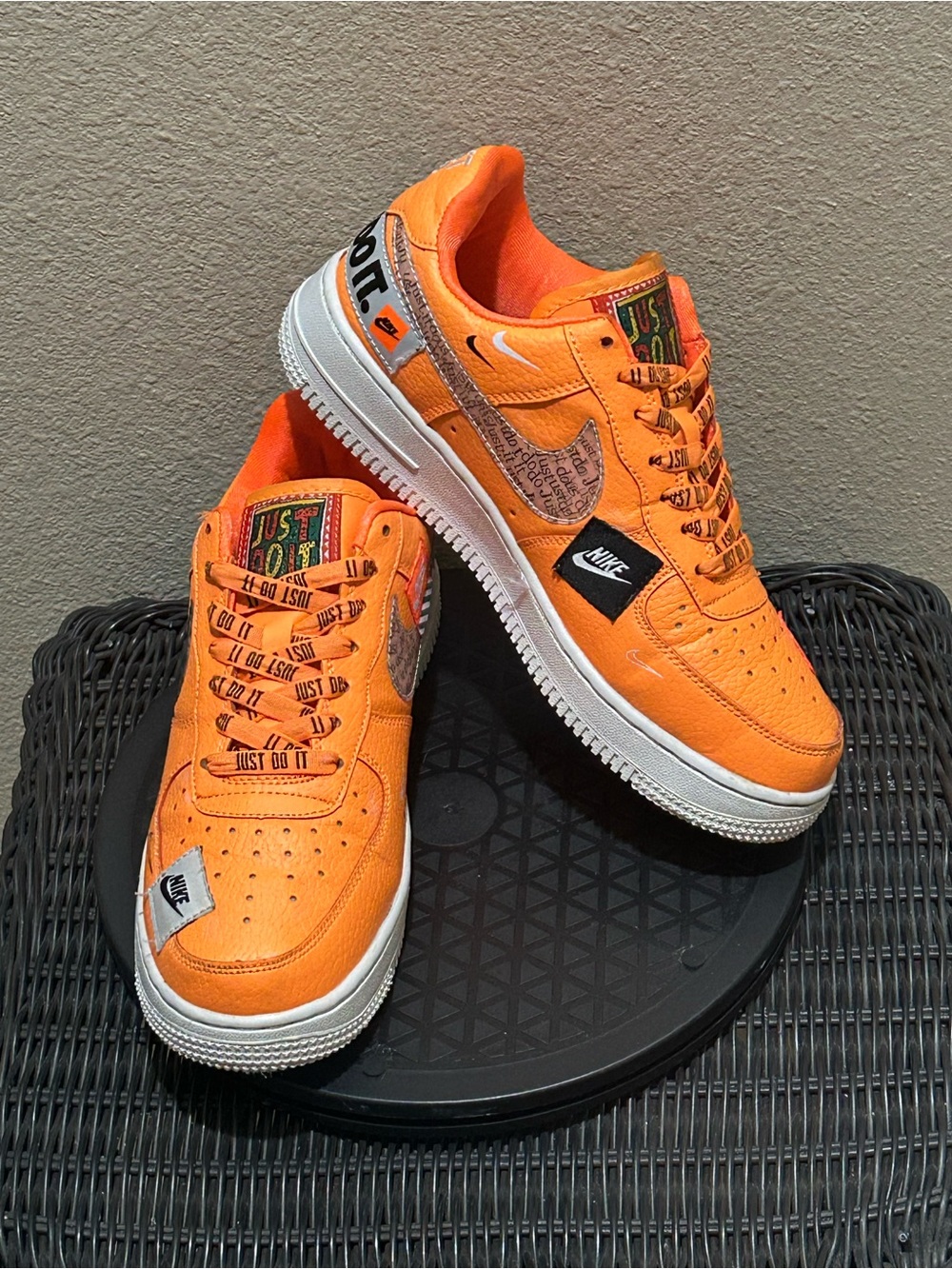 Size 6.5 Nike Air Force 1 Low Just Do It Pack Total Orange AR7719-800
